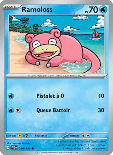 Carte Pokémon Ramoloss 018/131, extension Évolutions Prismatiques
