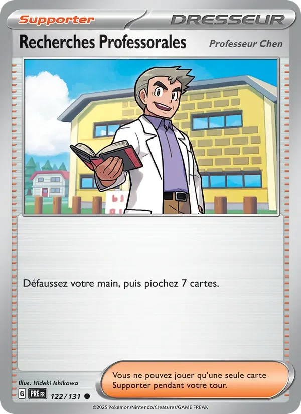 Carte Pokémon Recherches Professorales 122/131 — Évolutions Prismatiques