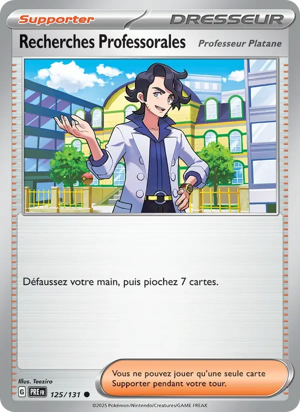Carte Pokémon Recherches Professorales 125/131 — Évolutions Prismatiques