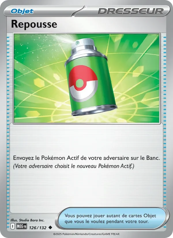 Carte Pokémon Repousse 126/132 — Méga-Évolution
