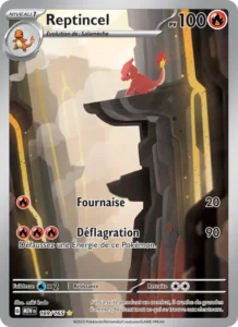 Carte Pokémon Reptincel 169/165 — 151