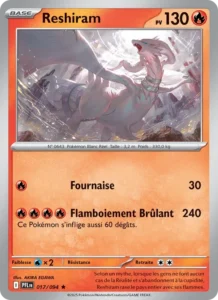 Carte Pokémon Reshiram 017/094 — Flammes Fantasmagoriques