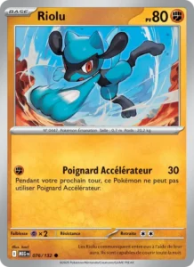 Carte Pokémon Riolu 076/132 — Méga-Évolution