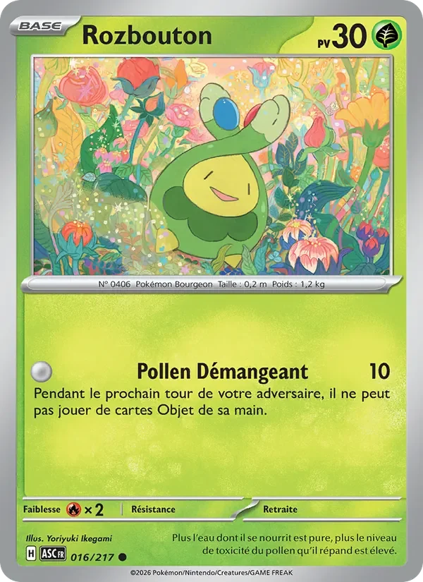 Carte Pokémon Rozbouton 016/295 — Héros Transcendants