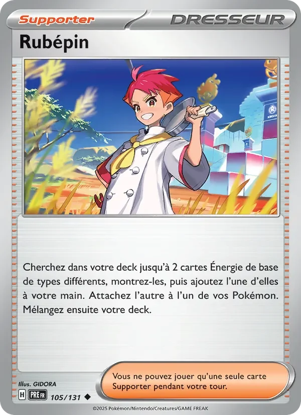 Carte Pokémon Rubépin 105/131 — Évolutions Prismatiques