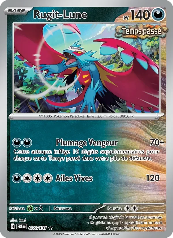Carte Pokémon Rugit-Lune 065/131 — Évolutions Prismatiques