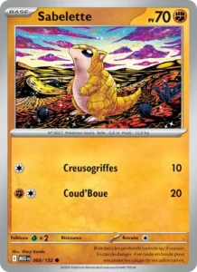 Carte Pokémon Sabelette 068/132 — Méga-Évolution
