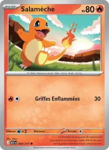 Carte Pokémon Salamèche 020/295 — Héros Transcendants