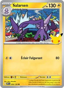 Carte Pokémon Salarsen 059/128 du set 30e Anniversaire