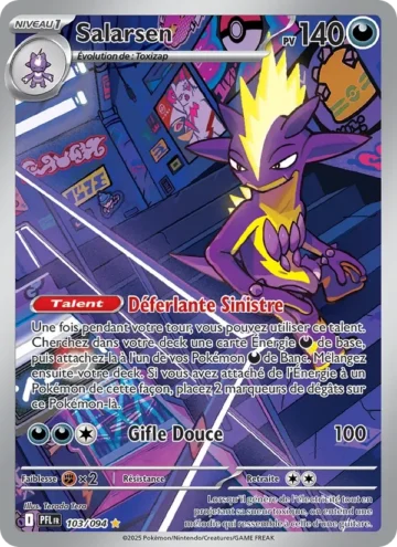 Carte Pokémon Salarsen 103/094, extension Flammes Fantasmagoriques