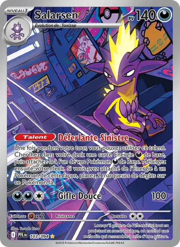 Carte Pokémon Salarsen 103/094 — Flammes Fantasmagoriques