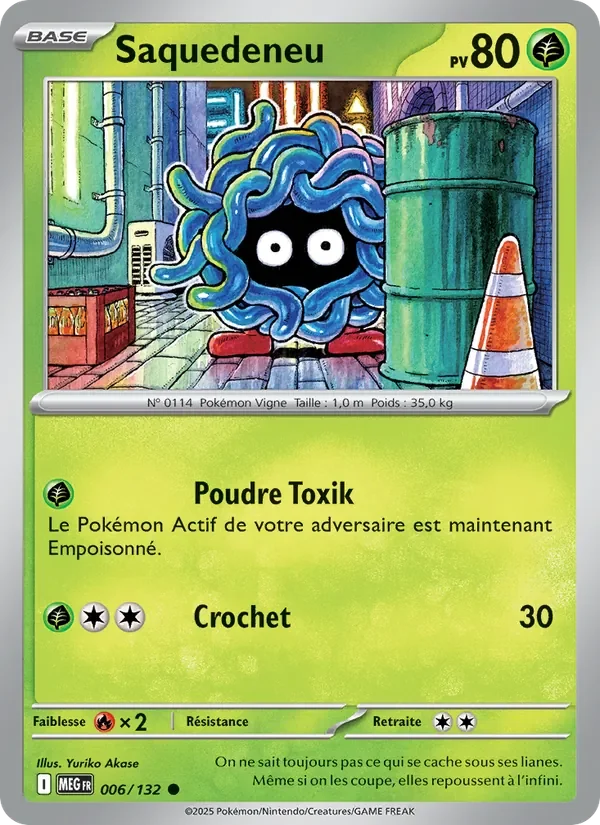 Carte Pokémon Saquedeneu 006/132 — Méga-Évolution