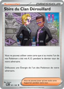 Carte Pokémon Sbire du Clan Dérouillard 081/120 — Nuit Noire