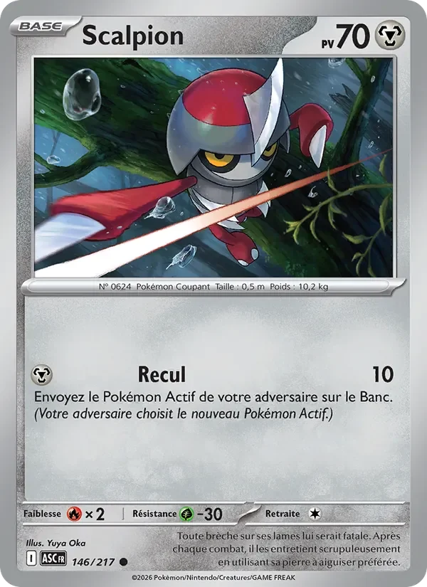 Carte Pokémon Scalpion 146/295 — Héros Transcendants