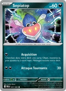 Carte Pokémon Sepiatop 051/120 — Nuit Noire