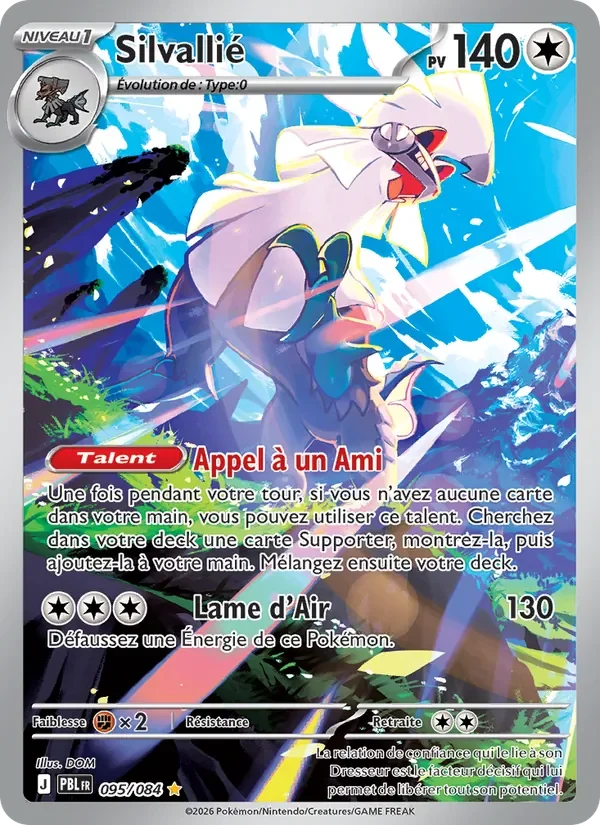 Carte Pokémon Silvallié 095/120 — Nuit Noire