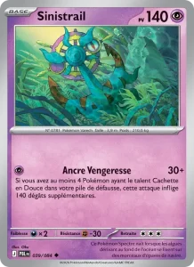 Carte Pokémon Sinistrail 039/120 — Nuit Noire