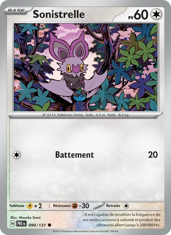 Carte Pokémon Sonistrelle 090/131 — Évolutions Prismatiques