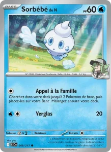 Carte Pokémon Sorbébé de N 049/295 — Héros Transcendants