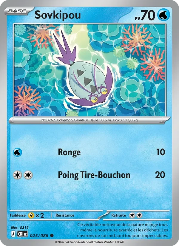 Carte Pokémon Sovkipou 025/122 — Chaos Ascendant