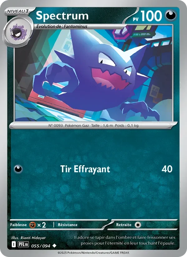 Carte Pokémon Spectrum 055/094 — Flammes Fantasmagoriques