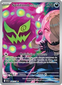 Carte Pokémon Spiritomb de Cynthia 244/295 — Héros Transcendants