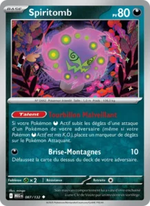 Carte Pokémon Spiritomb 087/132 — Méga-Évolution