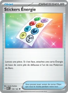 Carte Pokémon Stickers Énergie 159/165 — 151