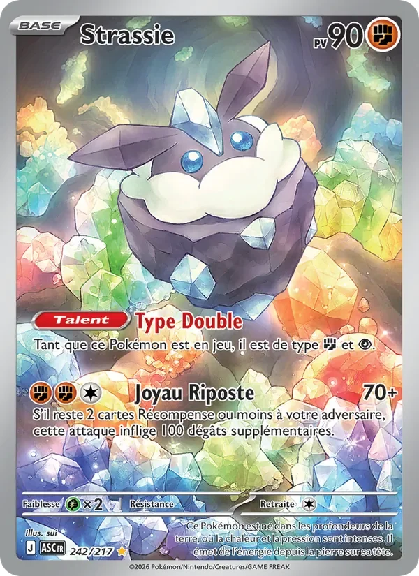 Carte Pokémon Strassie 242/295 — Héros Transcendants