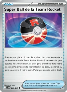 Carte Pokémon Super Ball de la Team Rocket 205/295 — Héros Transcendants