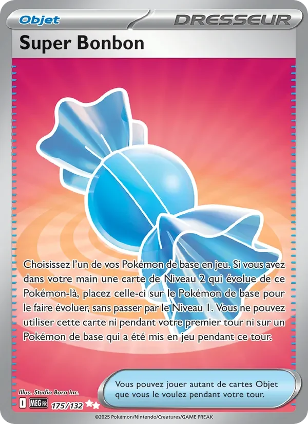 Carte Pokémon Super Bonbon 175/132 — Méga-Évolution