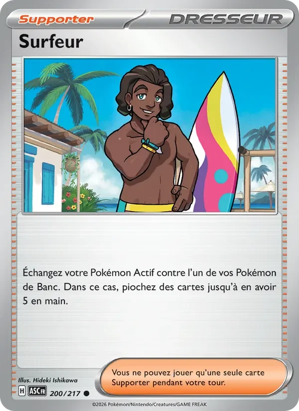 Carte Pokémon Surfeur 200/295 — Héros Transcendants
