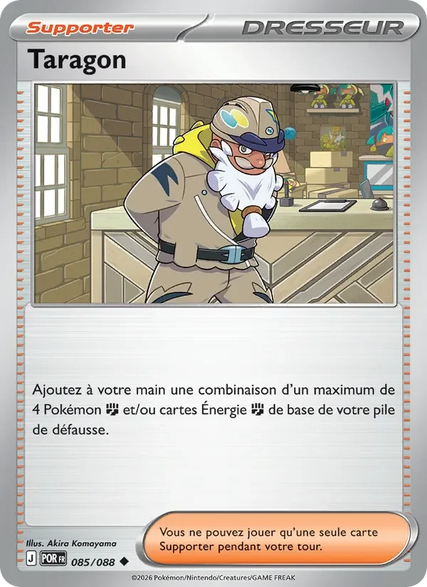 Carte Pokémon Taragon 085/124 — Équilibre Parfait