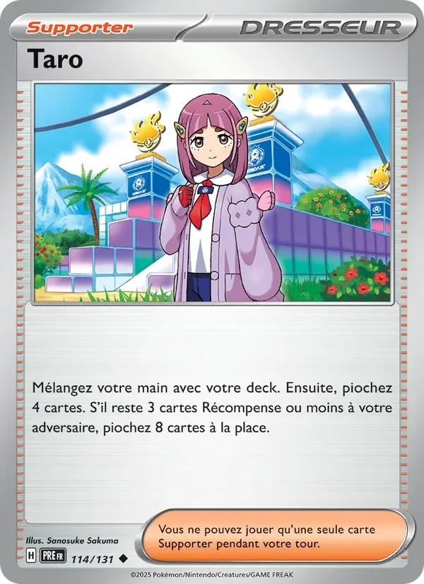 Carte Pokémon Taro 114/131 — Évolutions Prismatiques