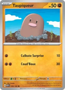 Carte Pokémon Taupiqueur 050/165 — 151