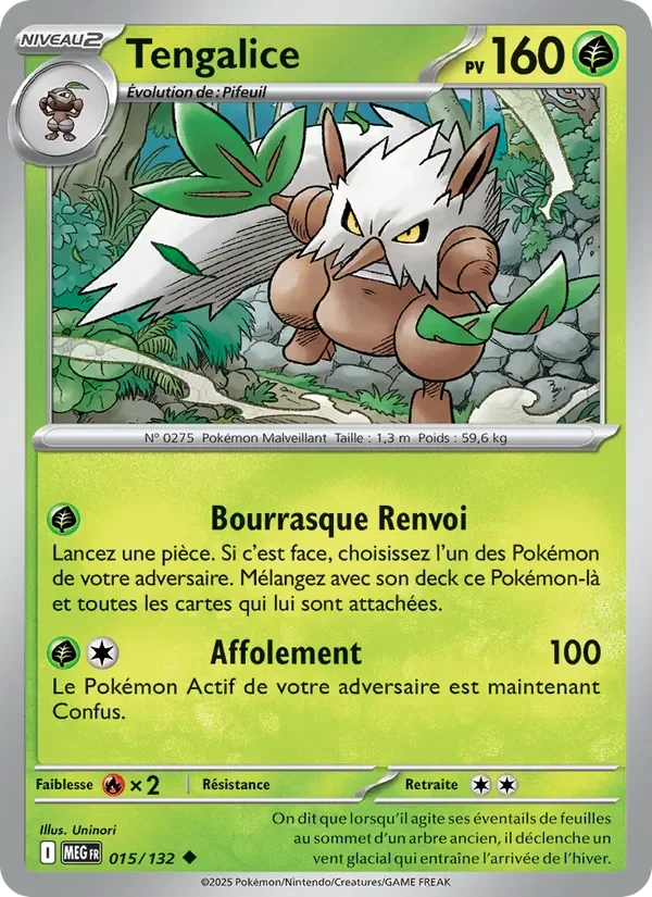 Carte Pokémon Tengalice 015/132 — Méga-Évolution