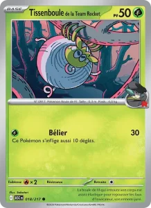 Carte Pokémon Tissenboule de la Team Rocket 018/295 — Héros Transcendants