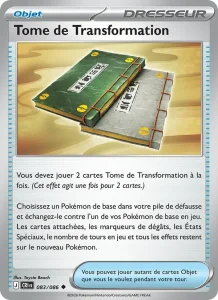 Carte Pokémon Tome de Transformation 083/122 — Chaos Ascendant