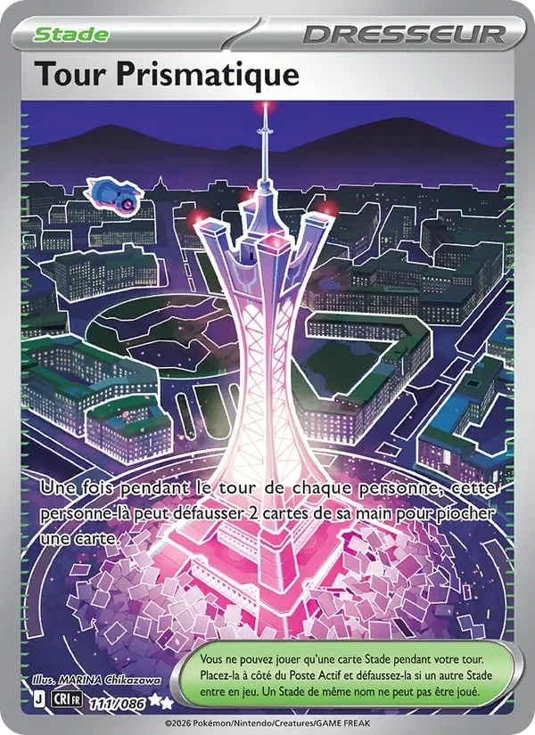 Carte Pokémon Tour Prismatique 111/122 — Chaos Ascendant