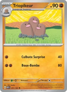 Carte Pokémon Triopikeur 051/165 — 151