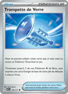 Carte Pokémon Trompette de Verre 189/295 — Héros Transcendants