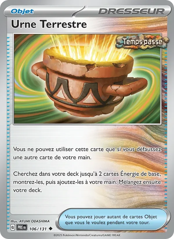 Carte Pokémon Urne Terrestre 106/131 — Évolutions Prismatiques