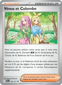 Carte Pokémon Vénus et Colombe 182/295 — Héros Transcendants