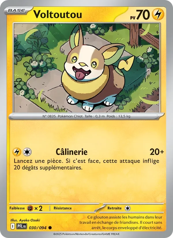 Carte Pokémon Voltoutou 030/094 — Flammes Fantasmagoriques