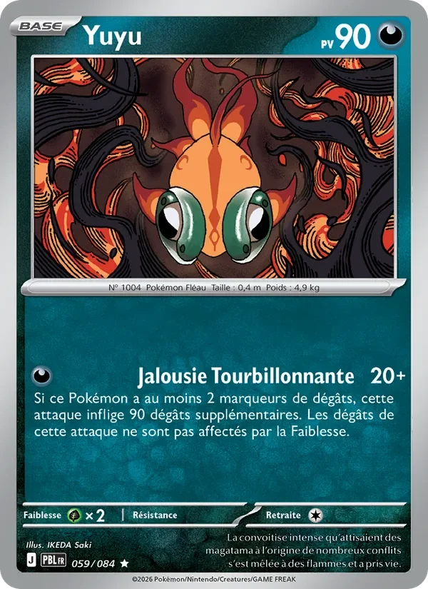 Carte Pokémon Yuyu 059/120 — Nuit Noire