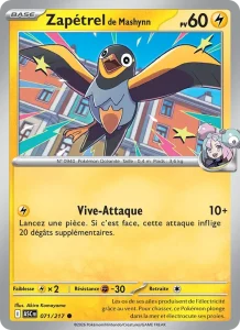 Carte Pokémon Zapétrel de Mashynn 071/295 — Héros Transcendants