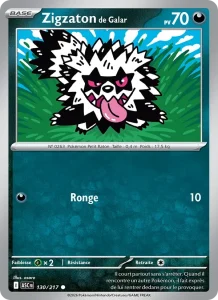Carte Pokémon Zigzaton de Galar 130/295 — Héros Transcendants