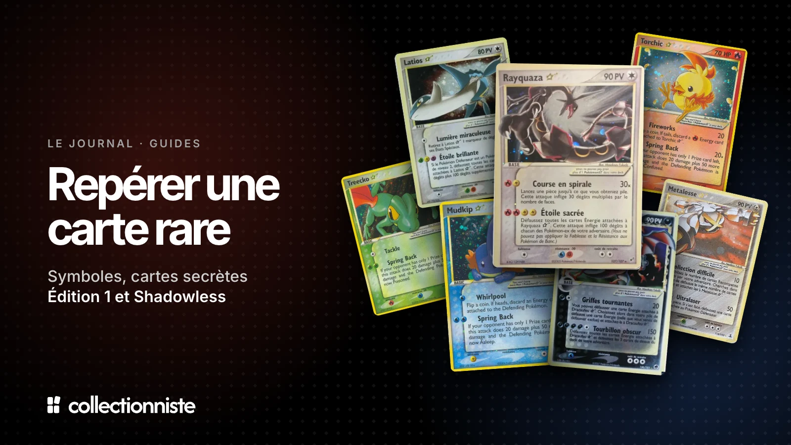 Raretés Pokémon : repérer une carte rare