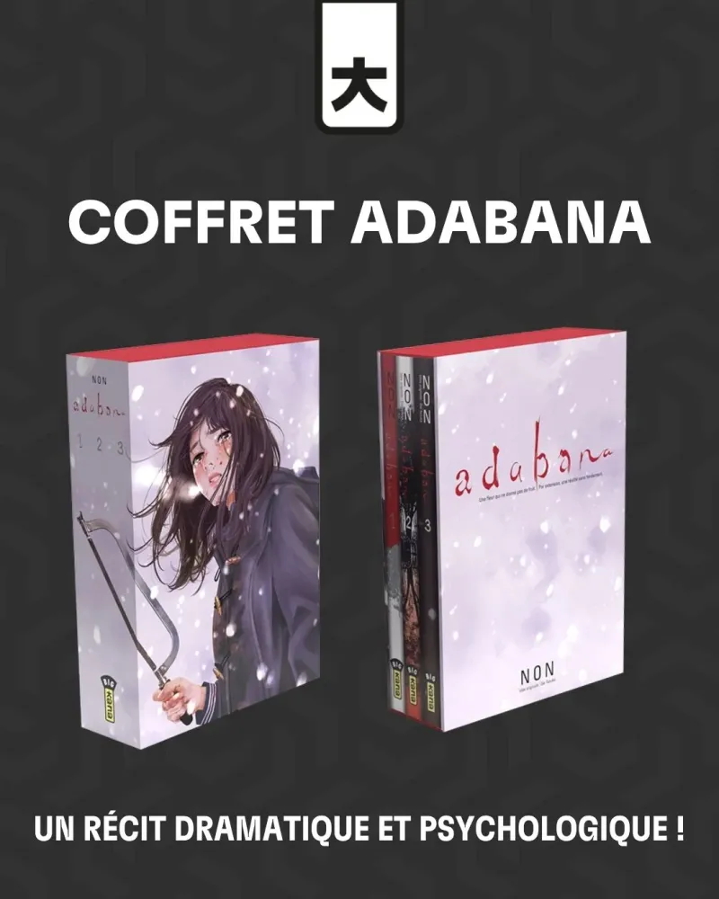 Couverture du manga Adabana, coffret intégral