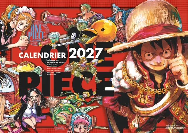 Couverture de Calendrier One Piece 2027